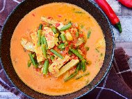 ������������ ����� �� ����� � ����� ����� (Sayur Tempe Buncis Kuah Santan)